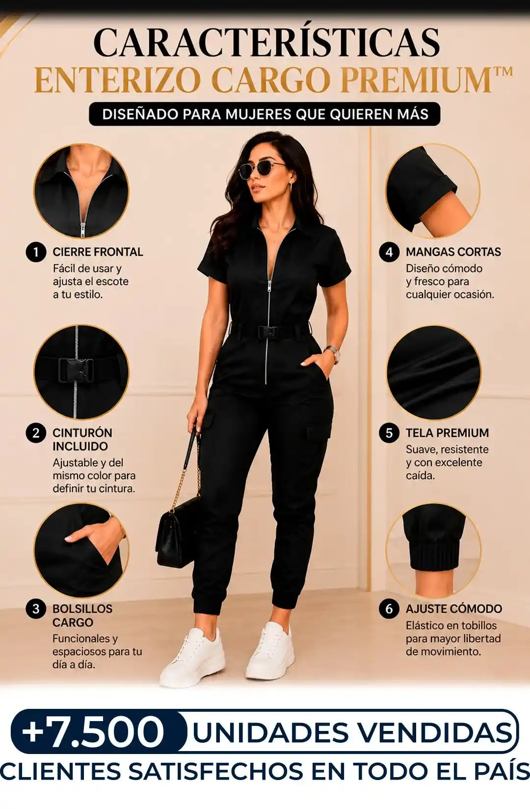 Enterizo Cargo Premium para Mujer™